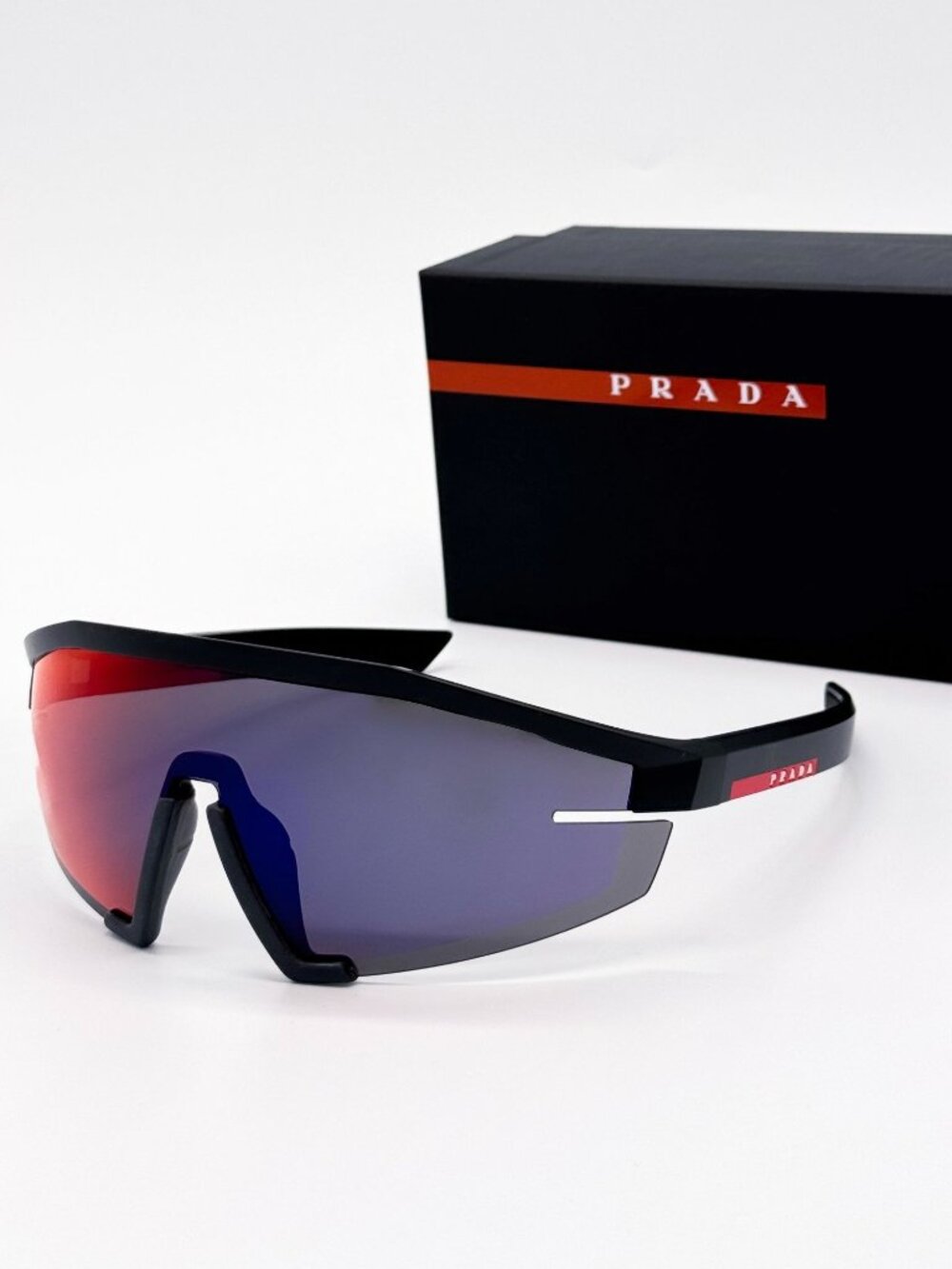 New Prada Linea Rossa Unisex Sunglasses PS03ZS 1BO10A